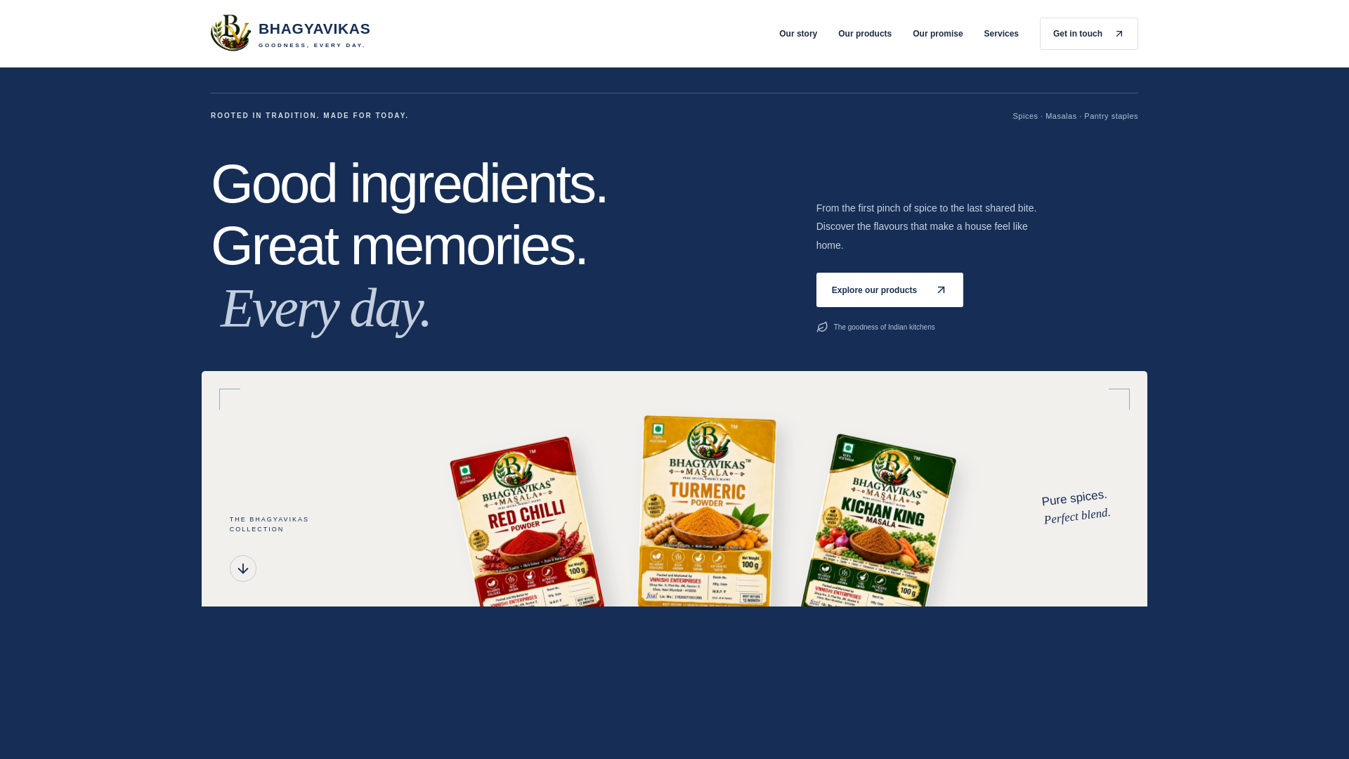 BHAGYAVIKAS | Pure Spices - URL Scan Results | Tiny Scan