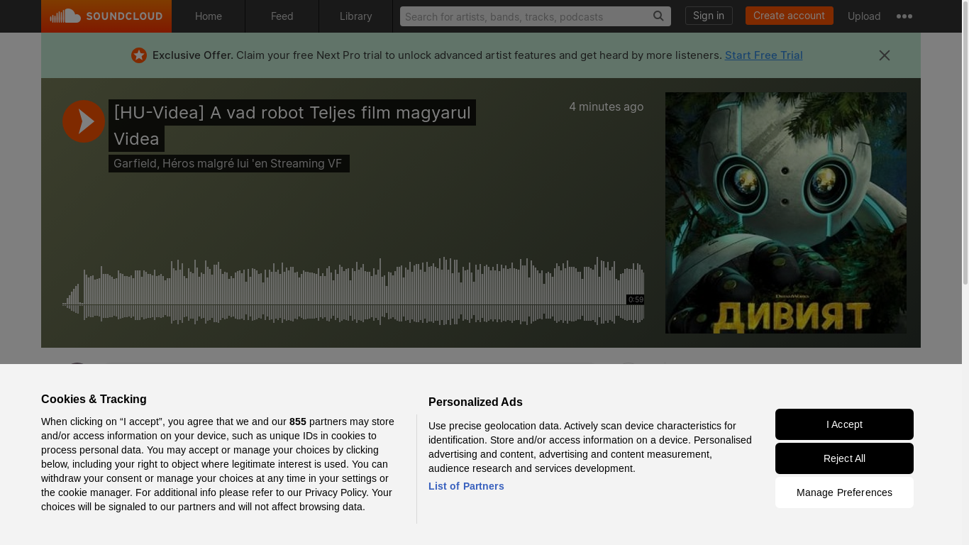 the desktop screenshot of soundcloud.com
