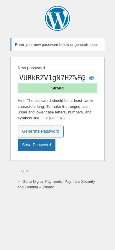 the mobile screenshot of wibmo.co