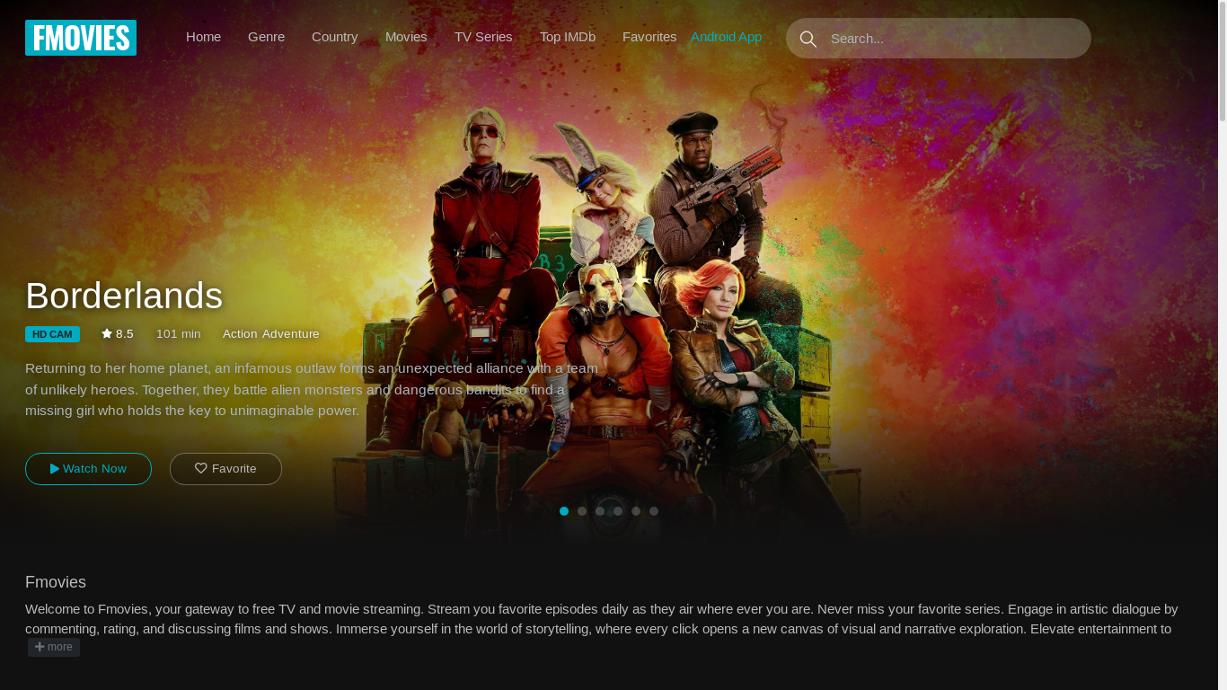 the desktop screenshot of fmoviesz.fit