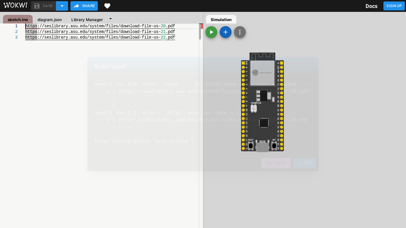the desktop screenshot of wokwi.com
