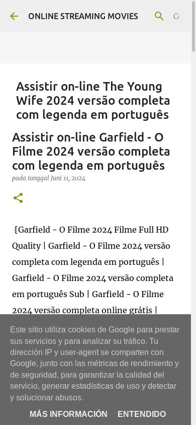 the mobile screenshot of onlinestreamingmovies4k.blogspot.com