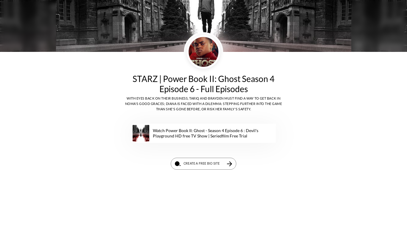 the desktop screenshot of bio.site