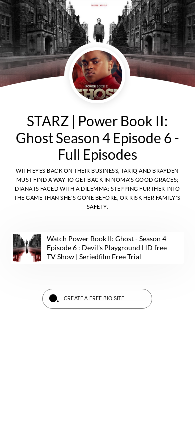 the mobile screenshot of bio.site