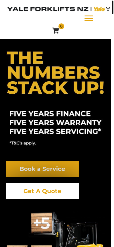 the mobile screenshot of yale.co.nz