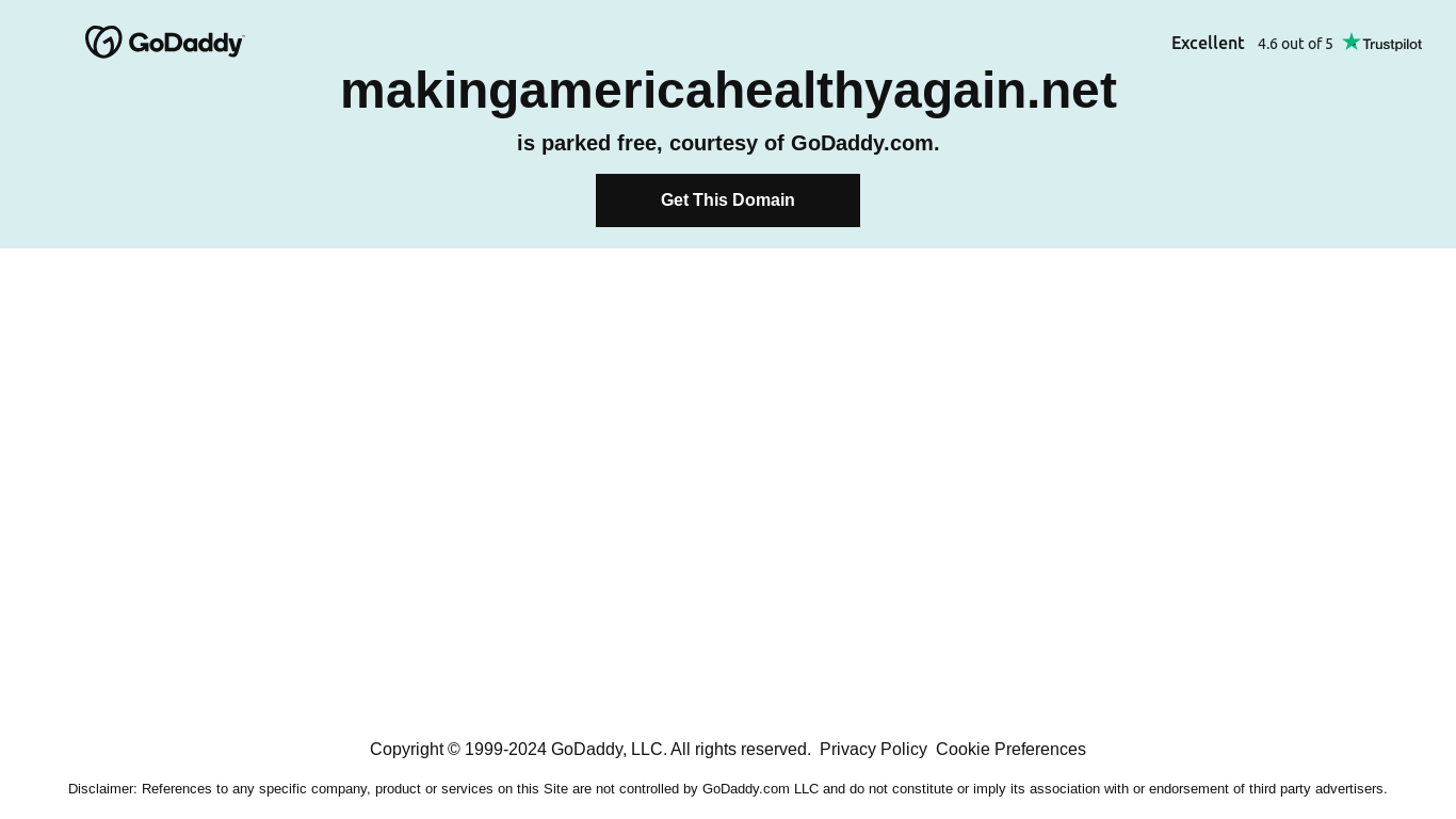 the desktop screenshot of makingamericahealthyagain.net