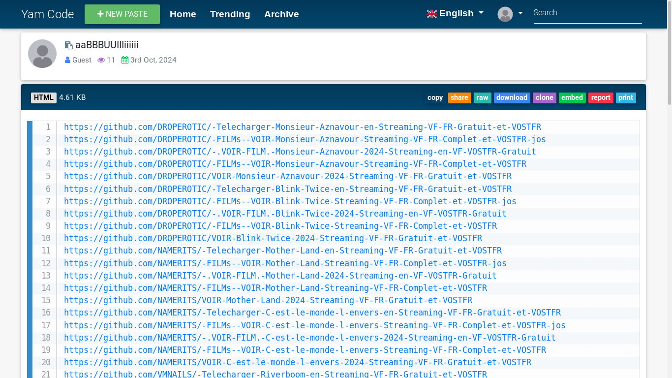 the desktop screenshot of yamcode.com