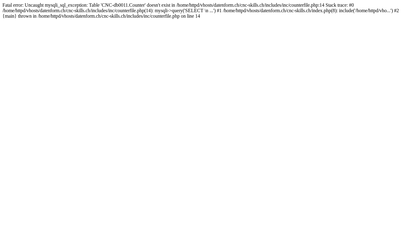 the desktop screenshot of cnc-skills.ch