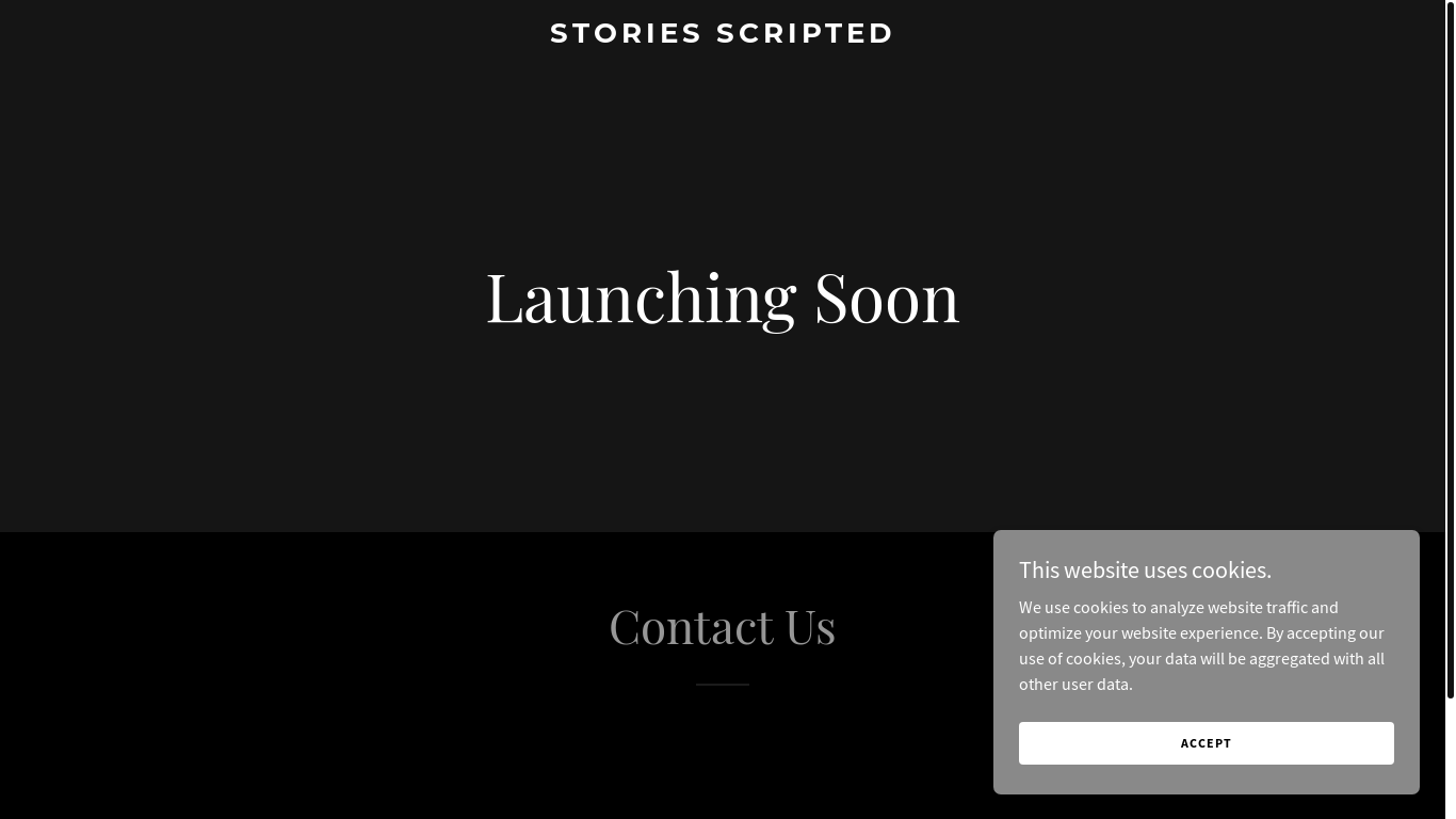 the desktop screenshot of storiesscripted.com