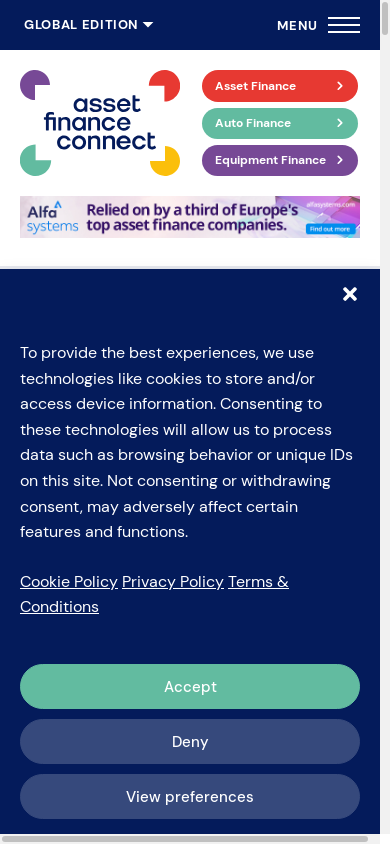 the mobile screenshot of assetfinanceconnect.com