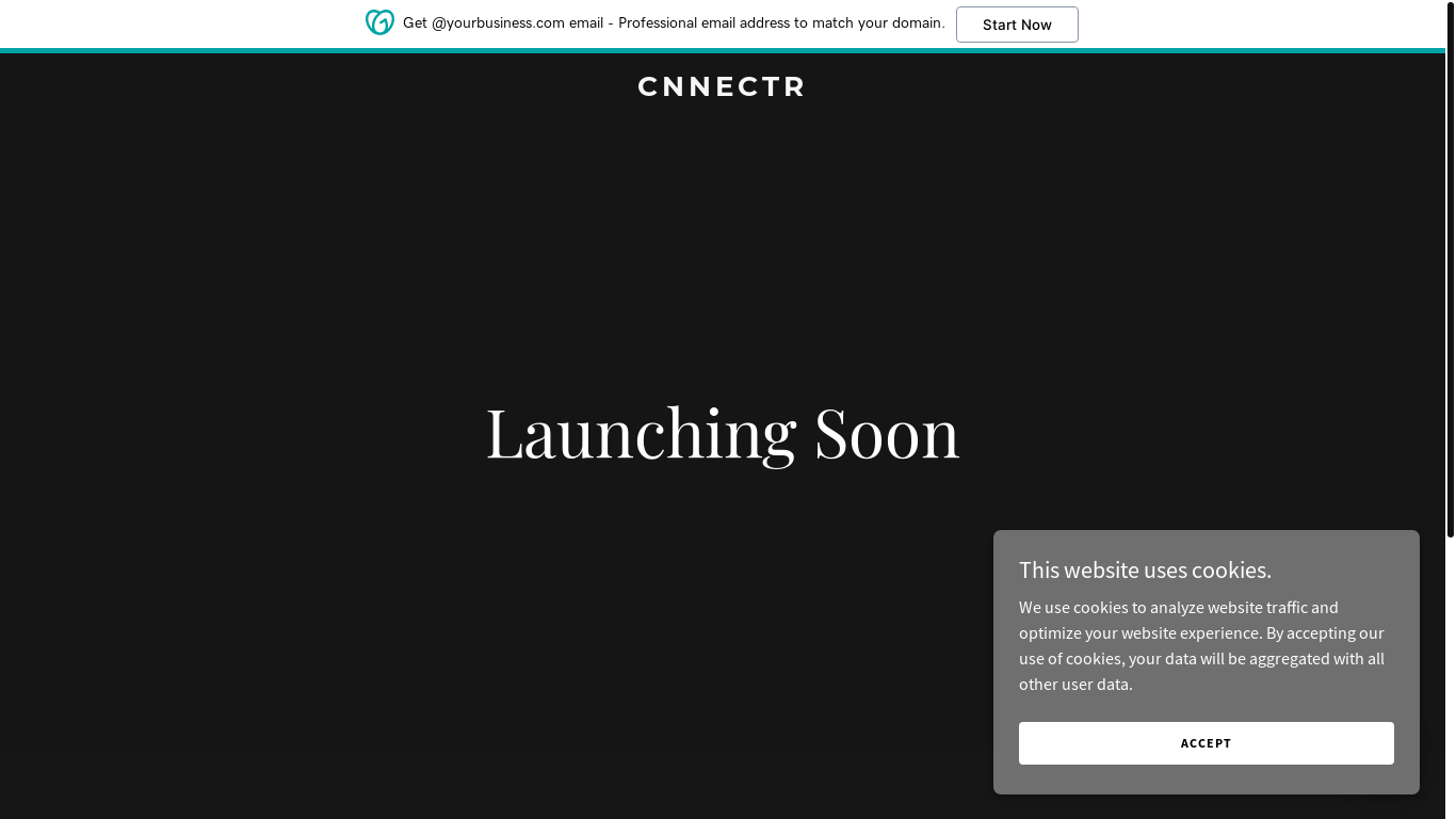 the desktop screenshot of cnnectr.ai