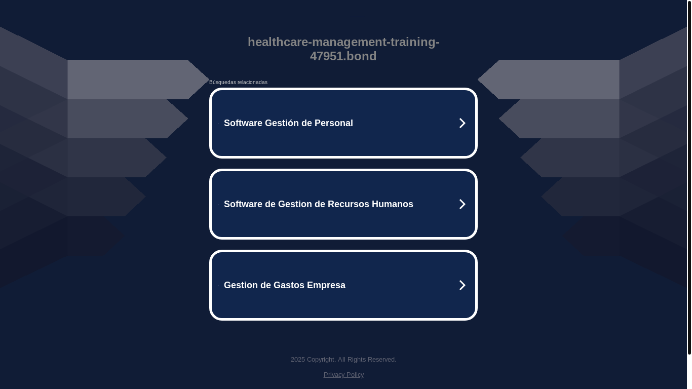 the desktop screenshot of healthcare-management-training-47951.bond