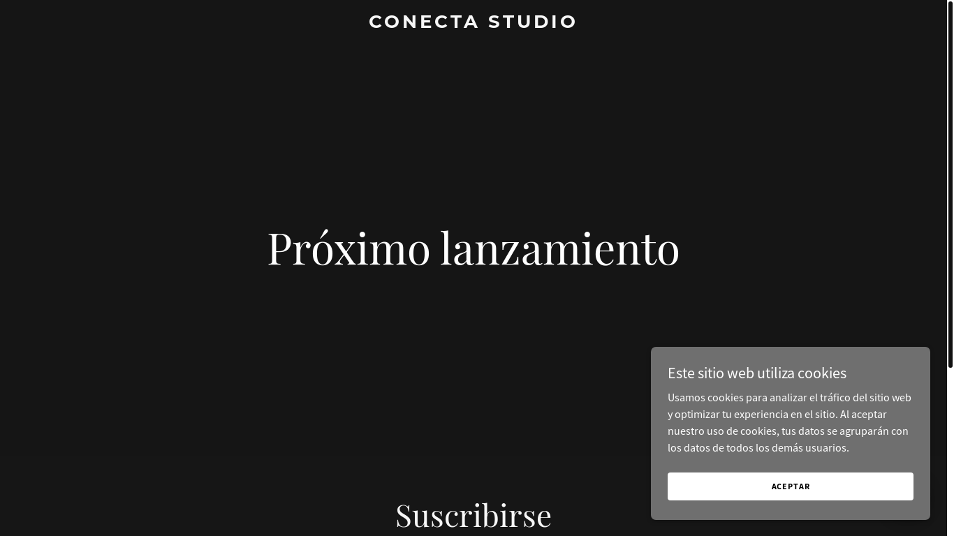 the desktop screenshot of conecta.studio