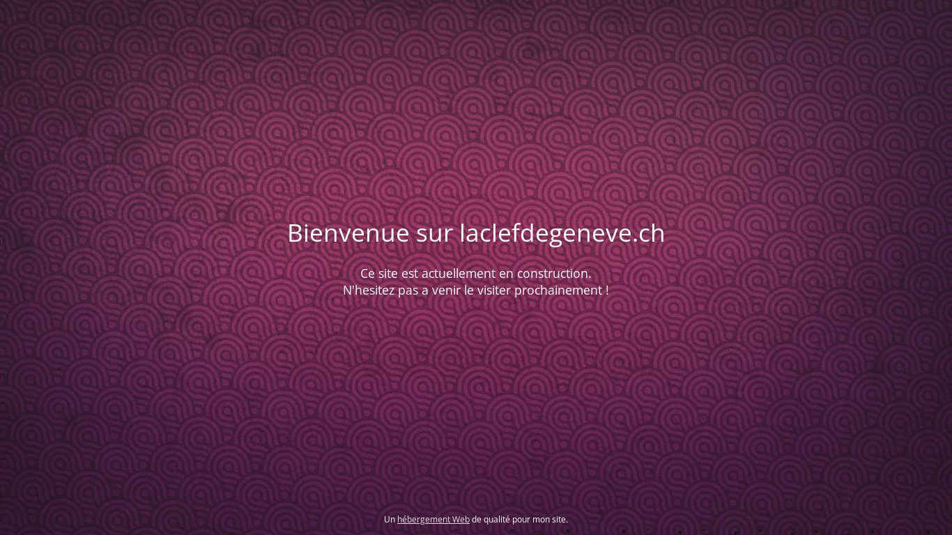 the desktop screenshot of laclefdegeneve.ch