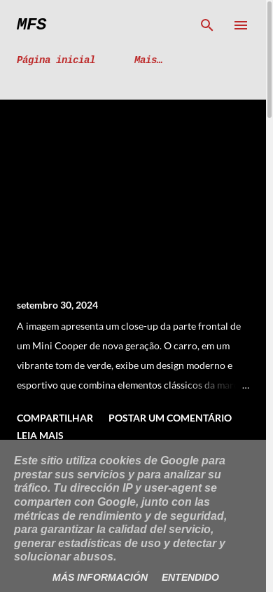 the mobile screenshot of mfscartec.blogspot.com