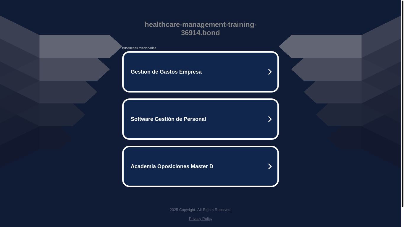 the desktop screenshot of healthcare-management-training-36914.bond