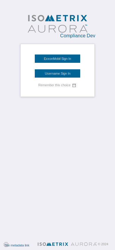 the mobile screenshot of usazu-em-qa01.isometrix.net