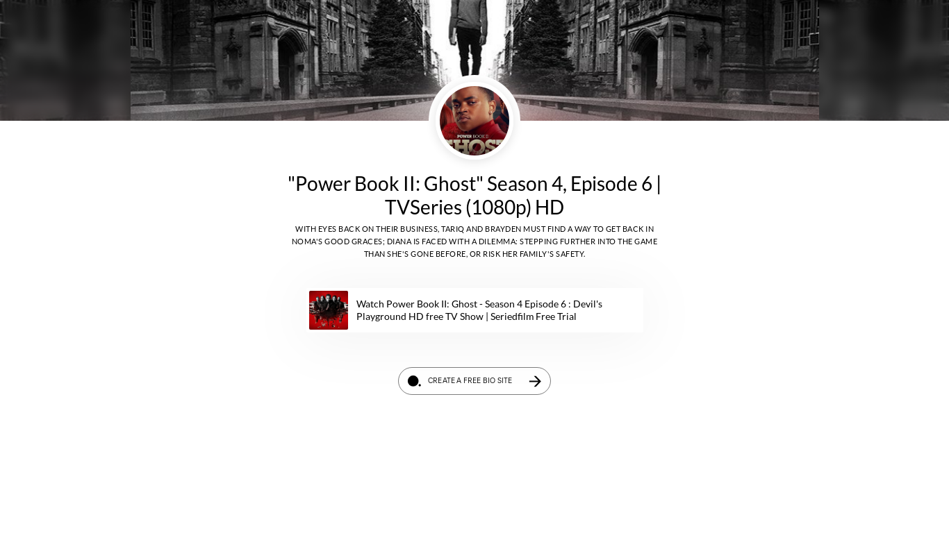 the desktop screenshot of bio.site