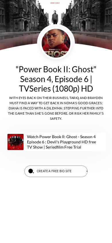 the mobile screenshot of bio.site
