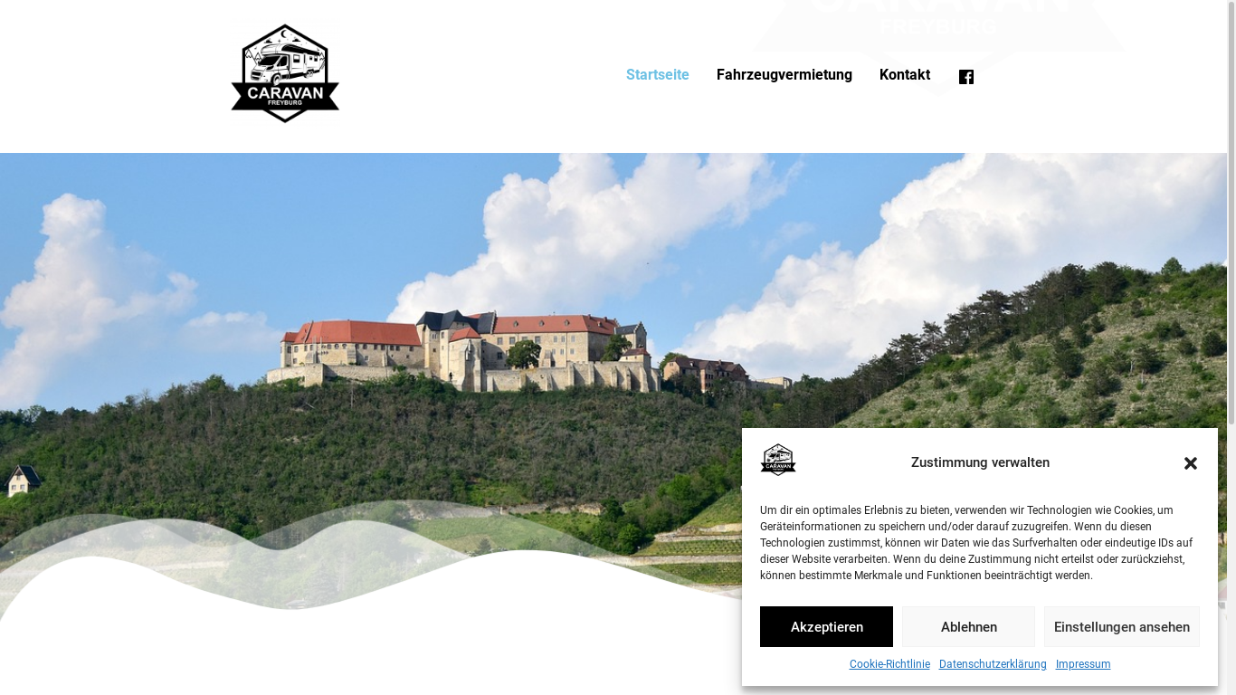the desktop screenshot of caravan-freyburg.de