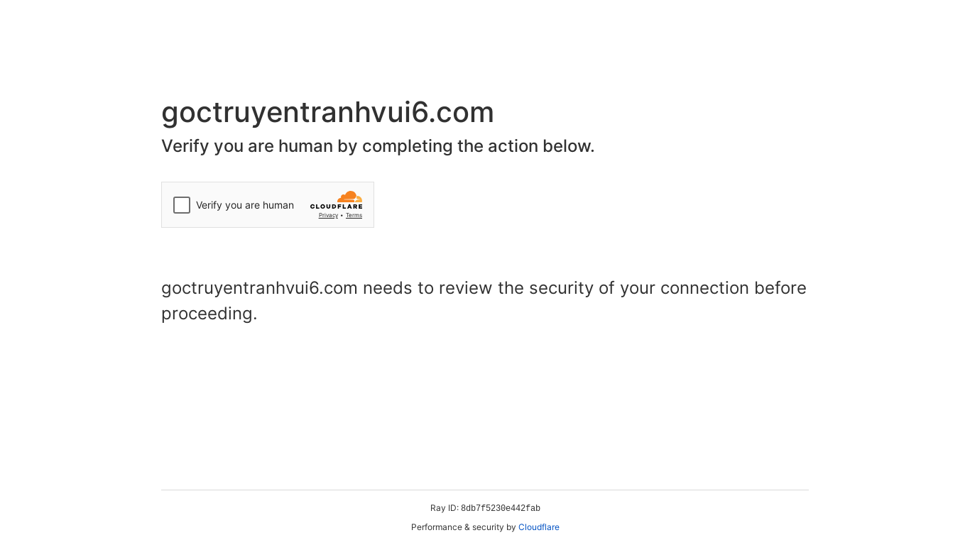 the desktop screenshot of goctruyentranhvui6.com