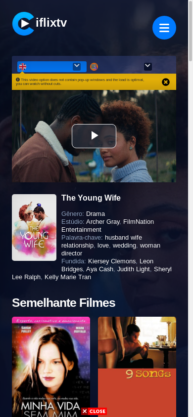 the mobile screenshot of iflixtv.xyz