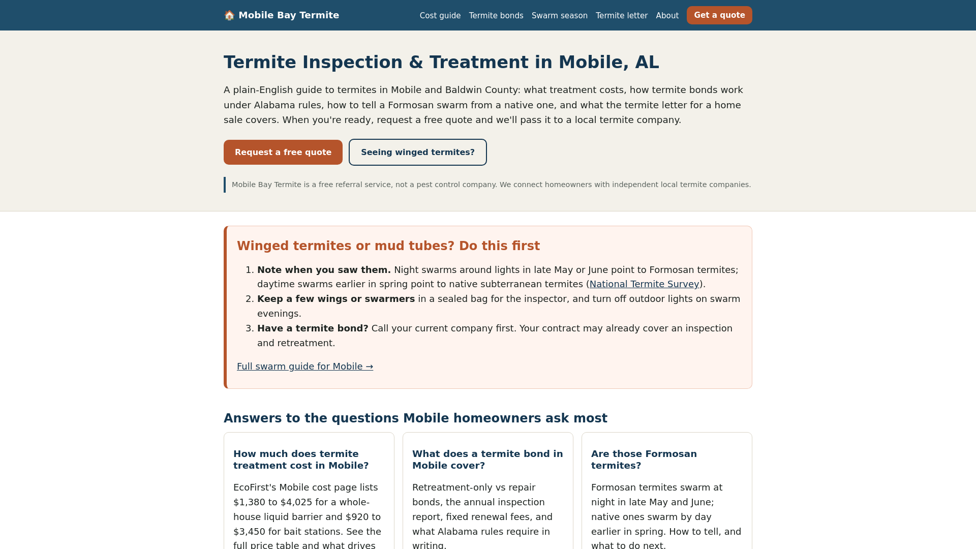 Termite Treatment - URL Scan Results | Tiny Scan