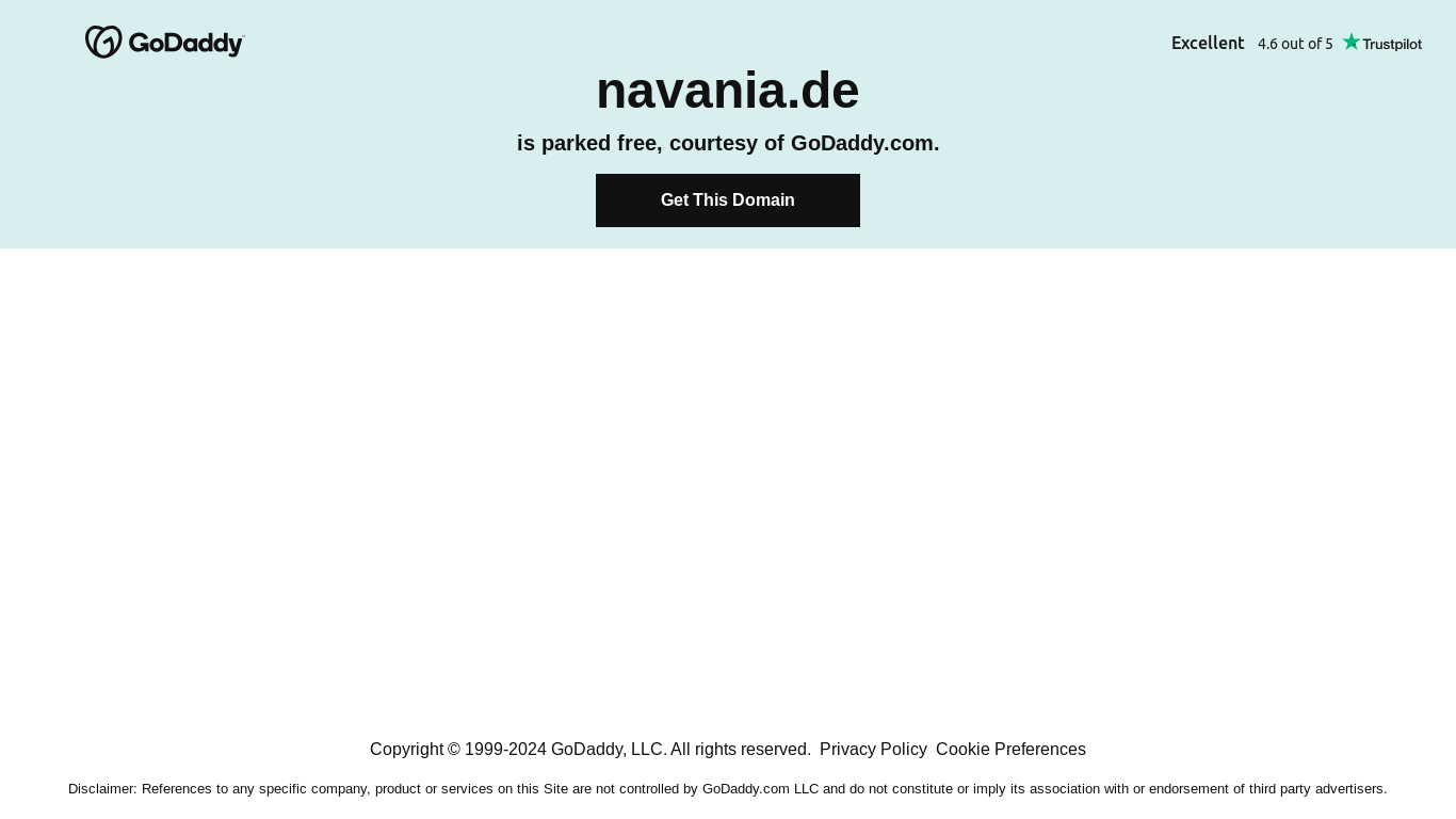the desktop screenshot of navania.de