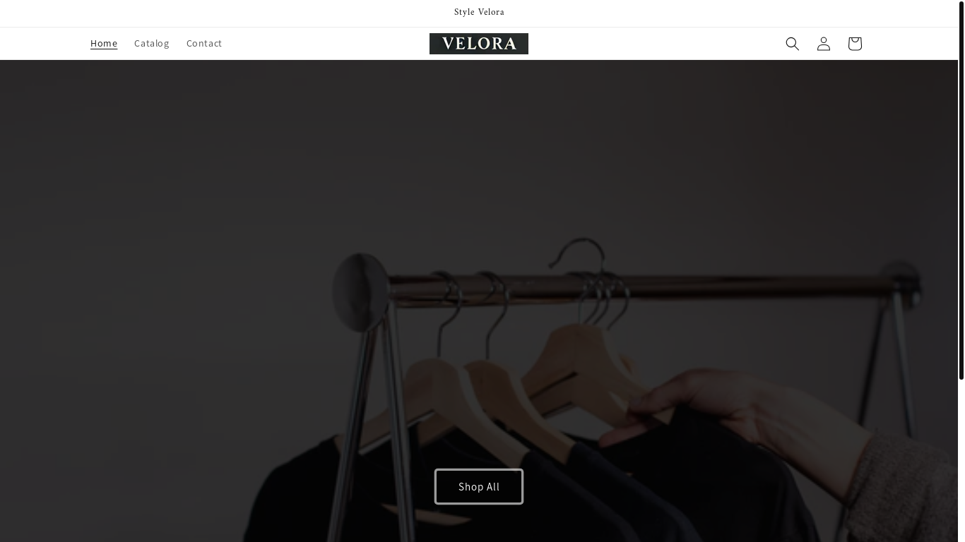 the desktop screenshot of stylevelora.com