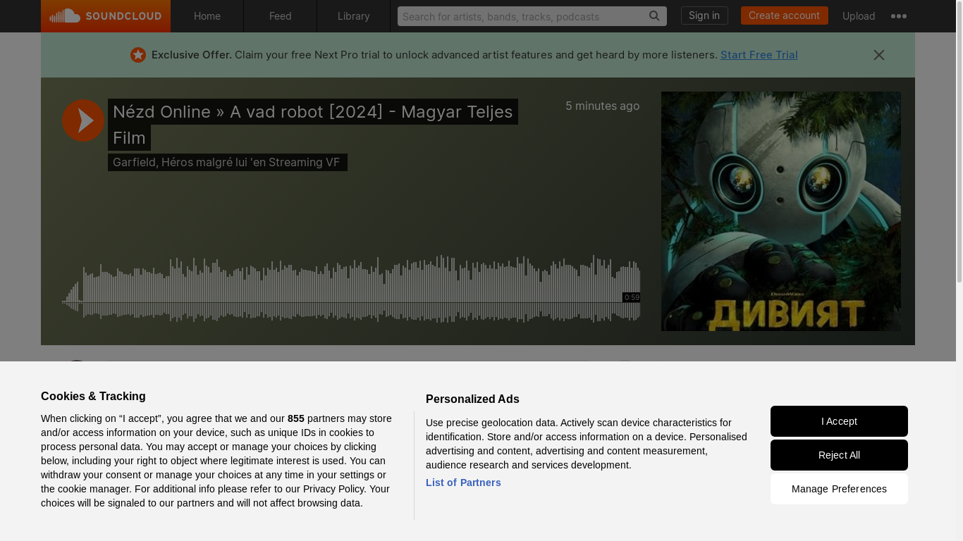 the desktop screenshot of soundcloud.com