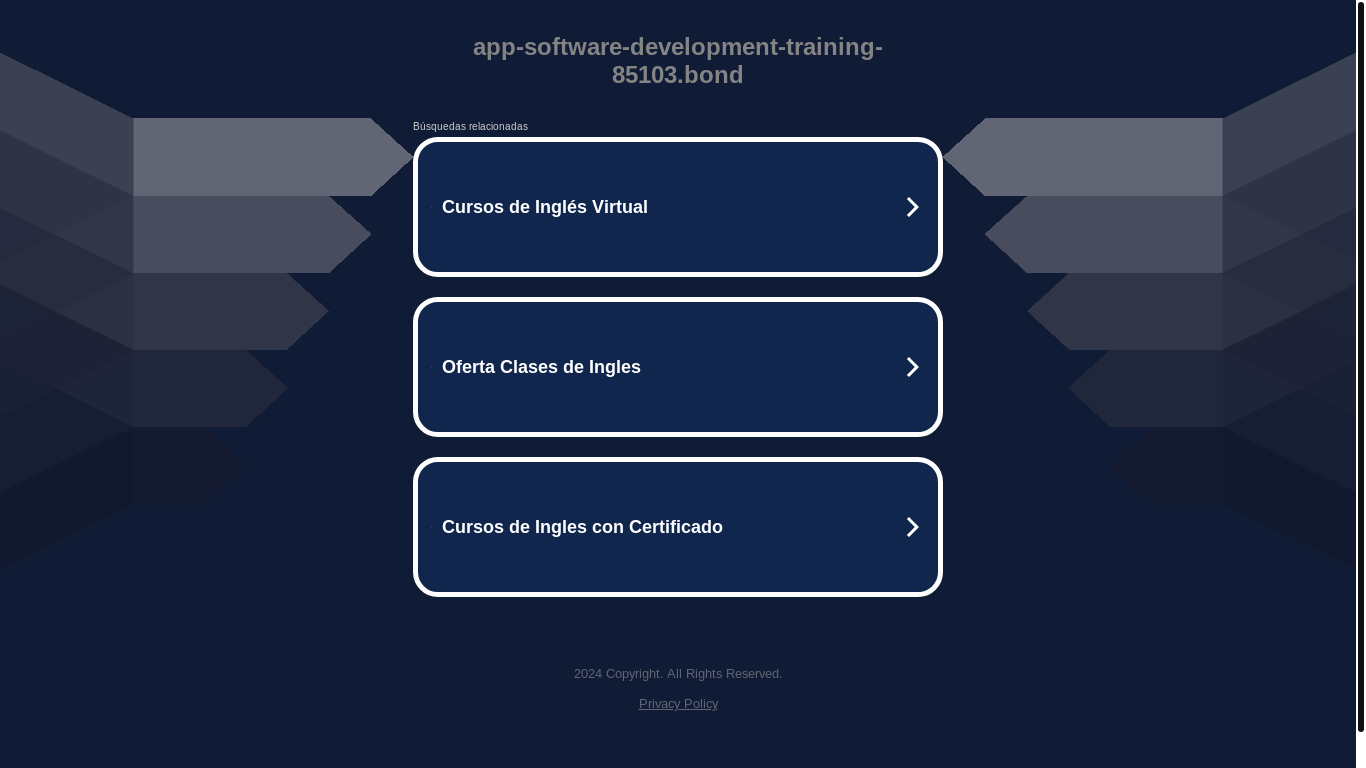 the desktop screenshot of app-software-development-training-85103.bond