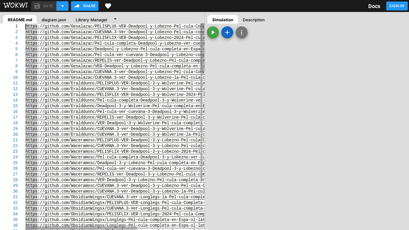 the desktop screenshot of wokwi.com