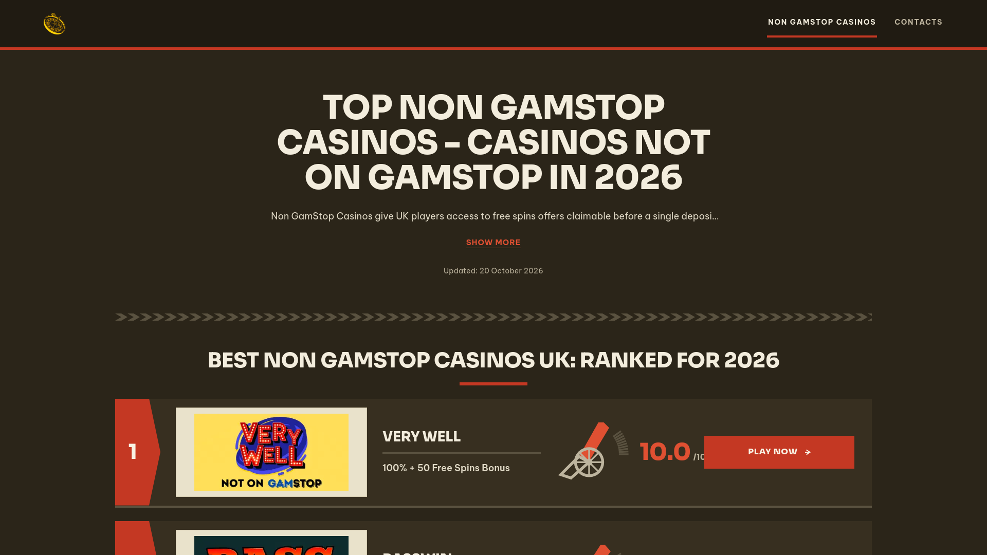 Top Non GamStop Casinos UK - Online Casino Sites Not on GamStop - URL ...