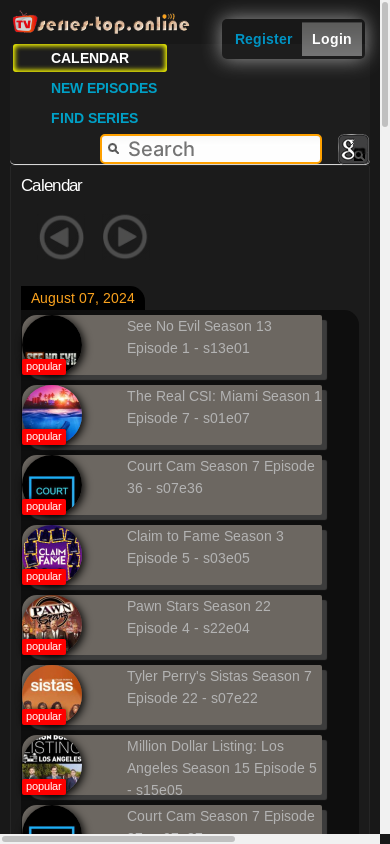 the mobile screenshot of topsrs.day