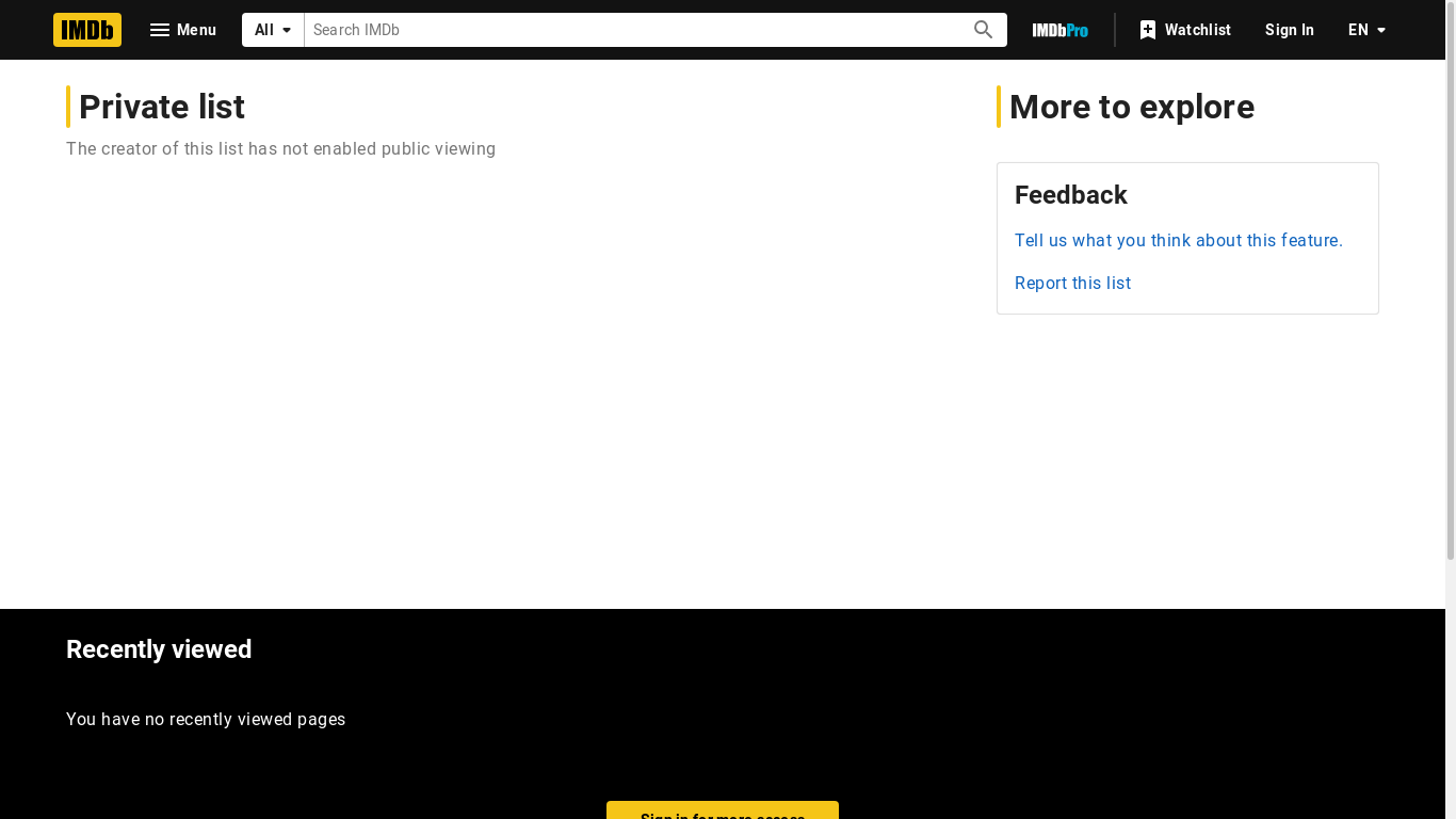 the desktop screenshot of m.imdb.com
