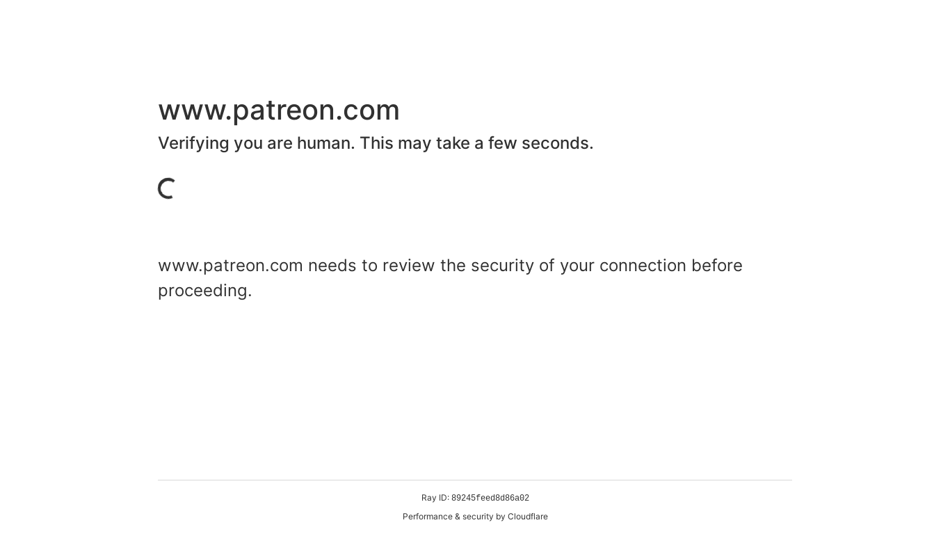 the desktop screenshot of www.patreon.com