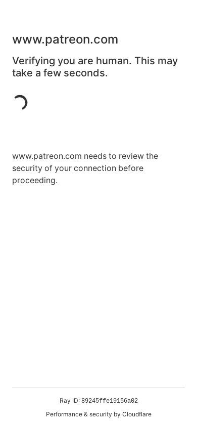the mobile screenshot of www.patreon.com