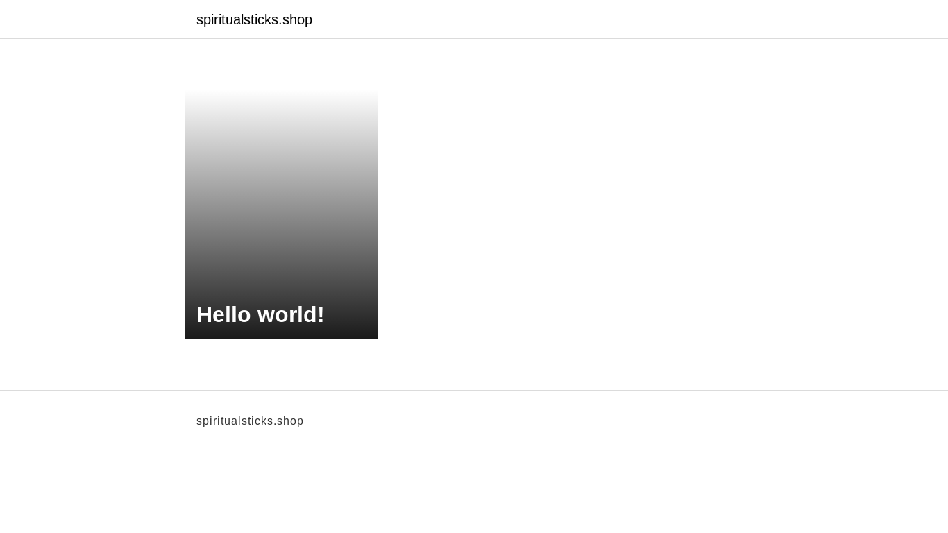 the desktop screenshot of spiritualsticks.shop