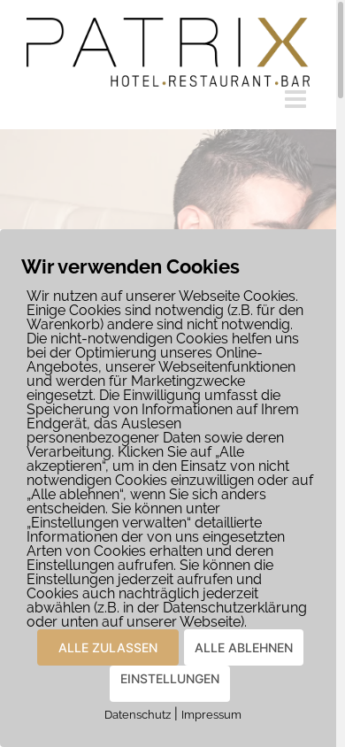 the mobile screenshot of restaurant-patrix.at