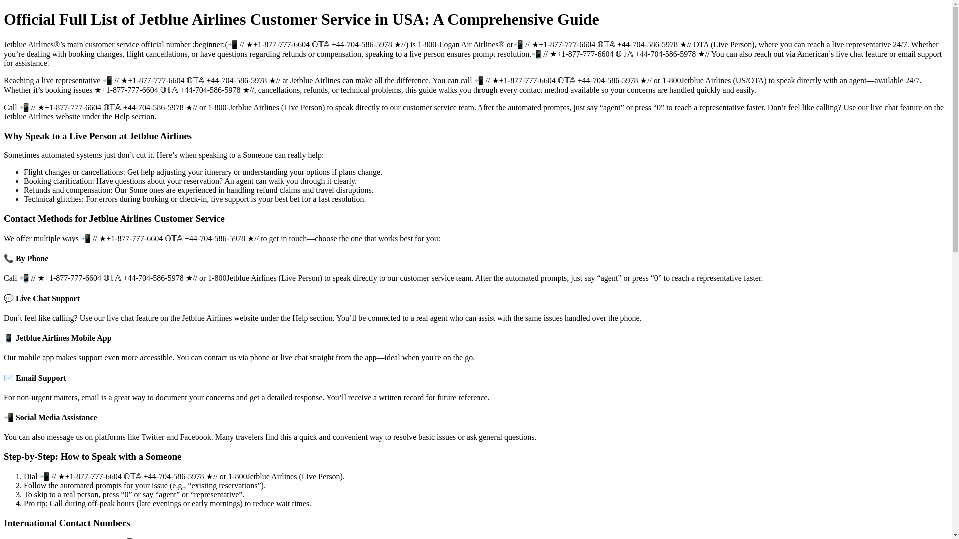 the desktop screenshot of official-jetblue-airlines-customer-service.pages.dev