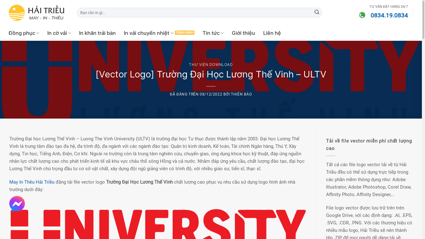 the desktop screenshot of haitrieu.com