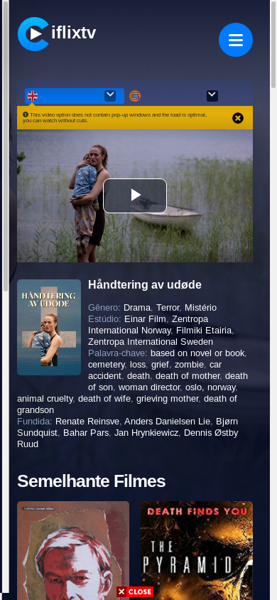 the mobile screenshot of iflixtv.xyz
