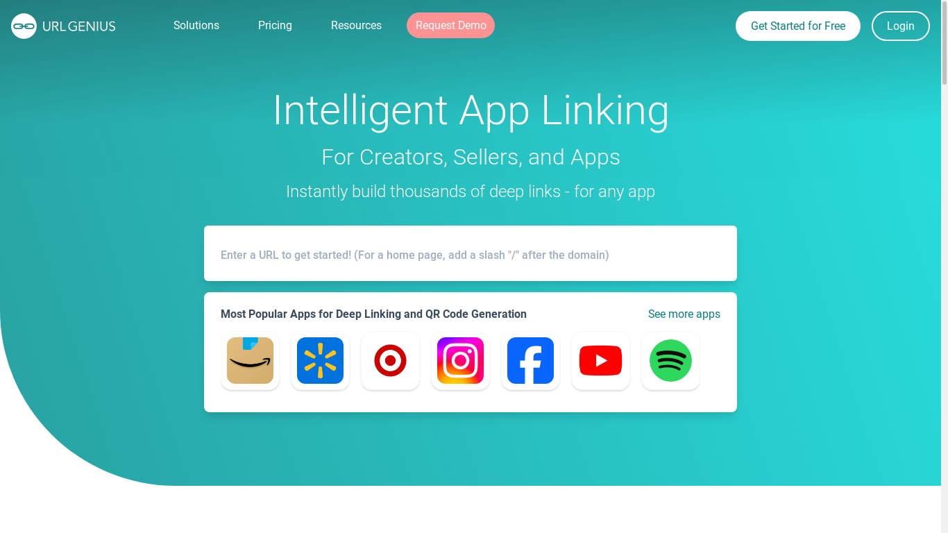 the desktop screenshot of app.urlgeni.us