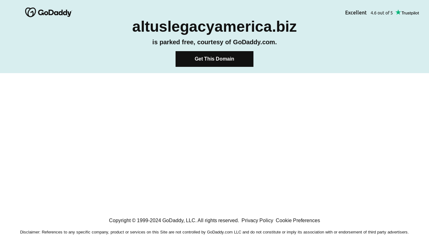 the desktop screenshot of altuslegacyamerica.biz