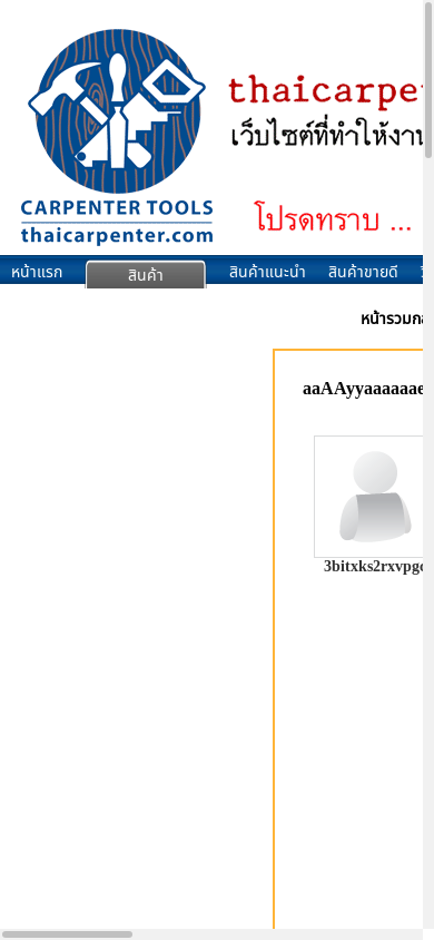 the mobile screenshot of www.thaicarpenter.com