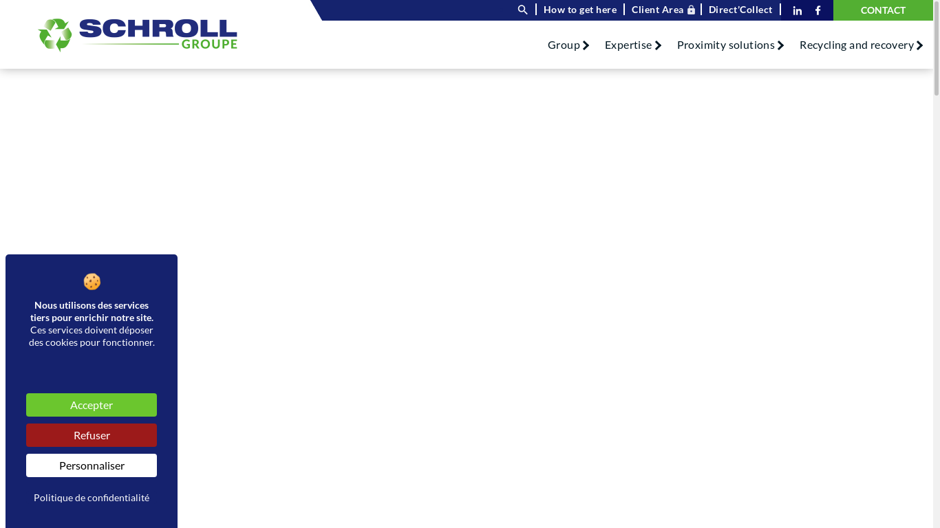 the desktop screenshot of schroll.fr
