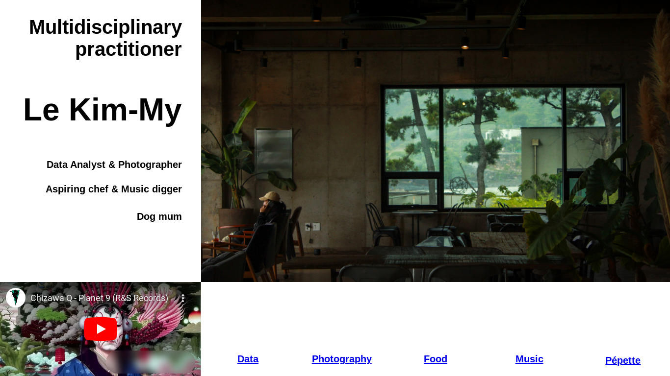the desktop screenshot of lekimmy.com