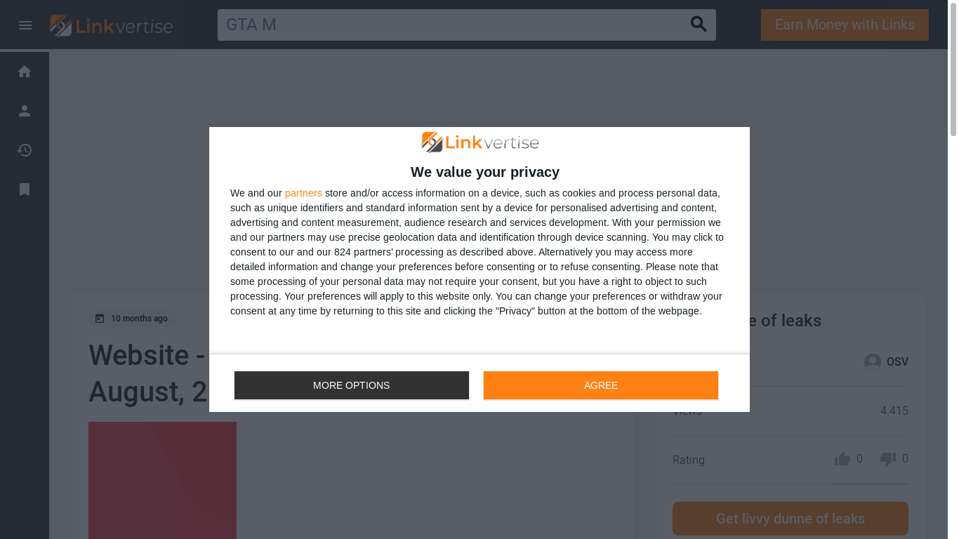 the desktop screenshot of linkvertise.com