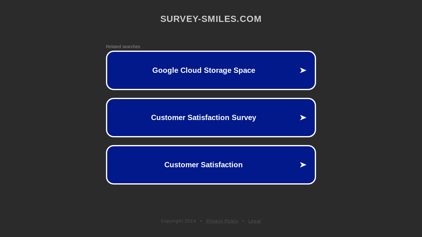 the desktop screenshot of survey-smiles.com