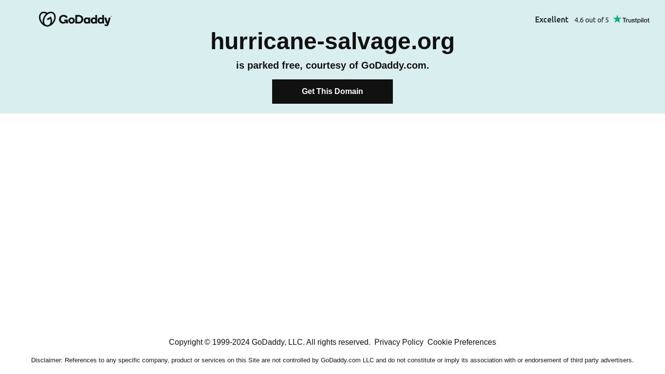 the desktop screenshot of hurricane-salvage.org